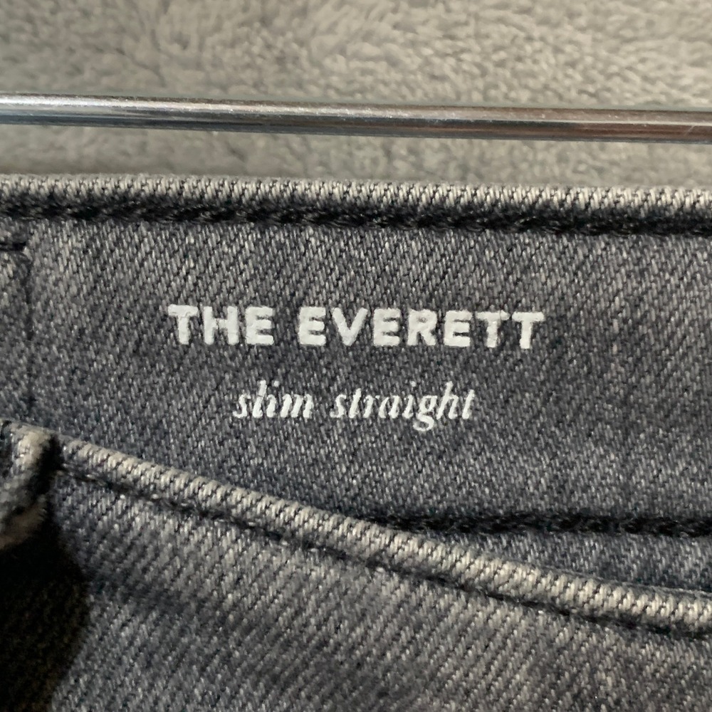 Adriano Goldschmied AG ED The Everett Slim Straight Grey Jeans 30x32.5 Mens - Picture 10 of 16